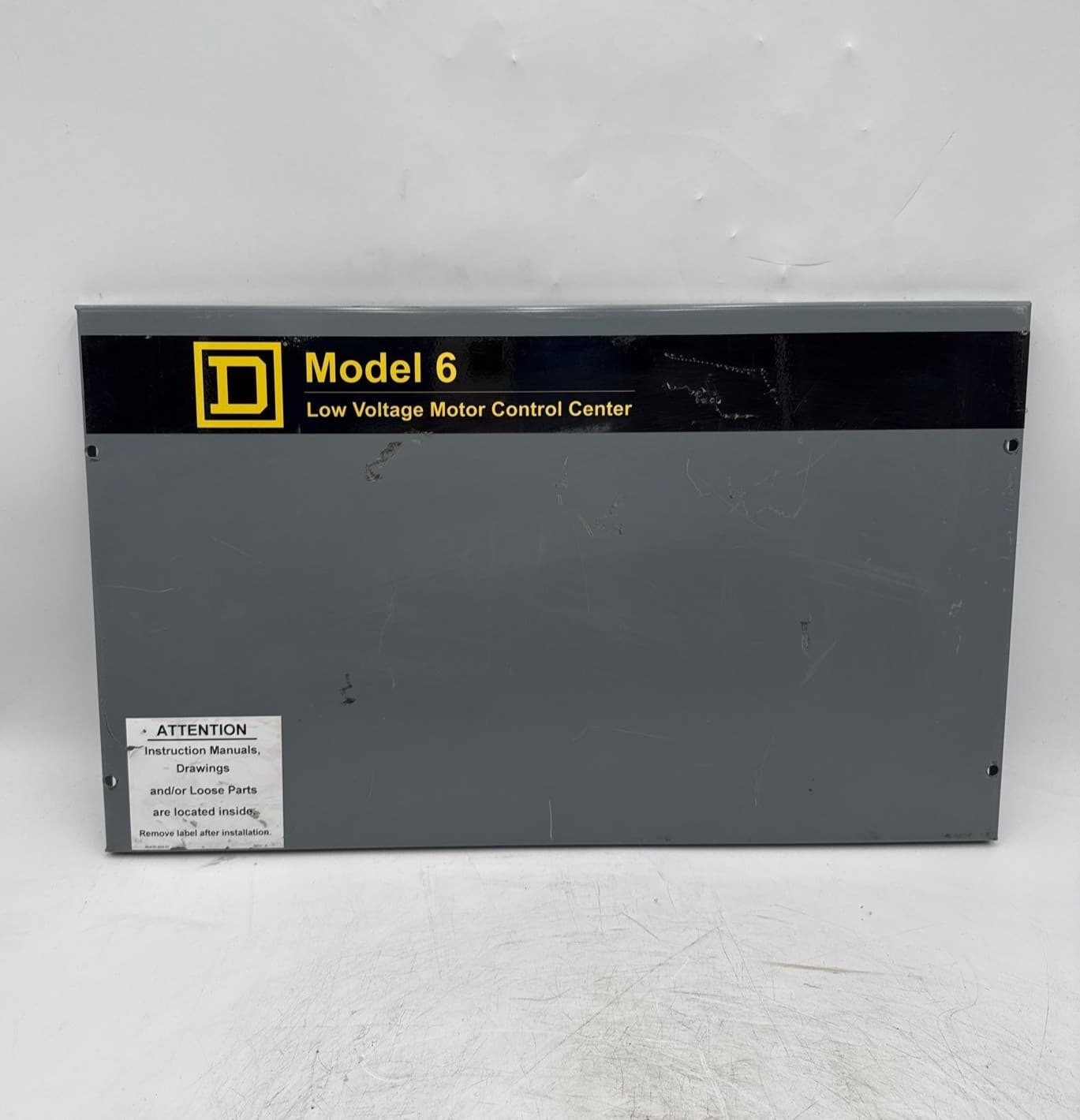Square D Model 6 11-3/4" x 19-1/2" MCC Blank Filler Plate Motor Control Center – image 1