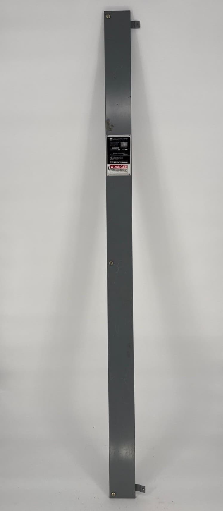 Square D Model 6 MCC Wire Way Door 72" x 4" Motor Control Center Trim – image 1