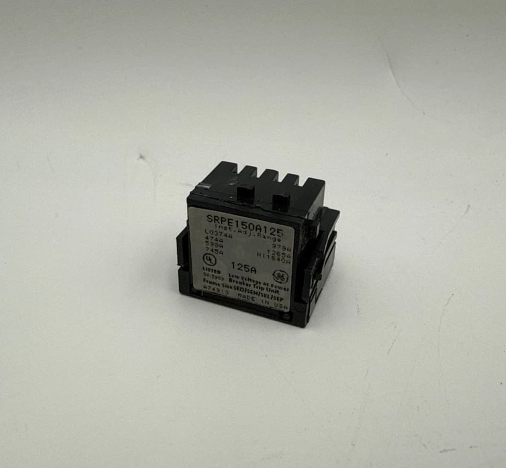 GE SRPE150A125 Rating Plug 125A SRPE150 125 Amp Frame SEDA SEHA SELA SEPA Used – image 1