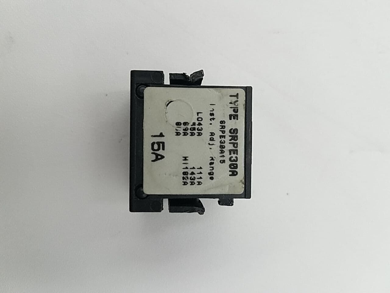 GE SRPE30A15 Rating Plug 15A SRPE30 15 Amp Frame SEDA SEHA SELA SEPA – image 1