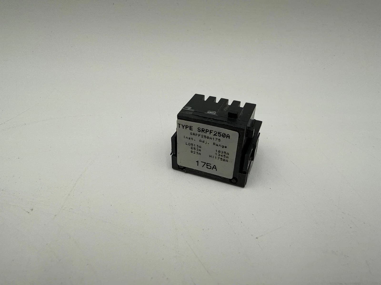 GE SRPF250A175 Rating Plug 175A SRPF250 175 Amp Frame SFDA SFHA SFLA SFPA – image 1