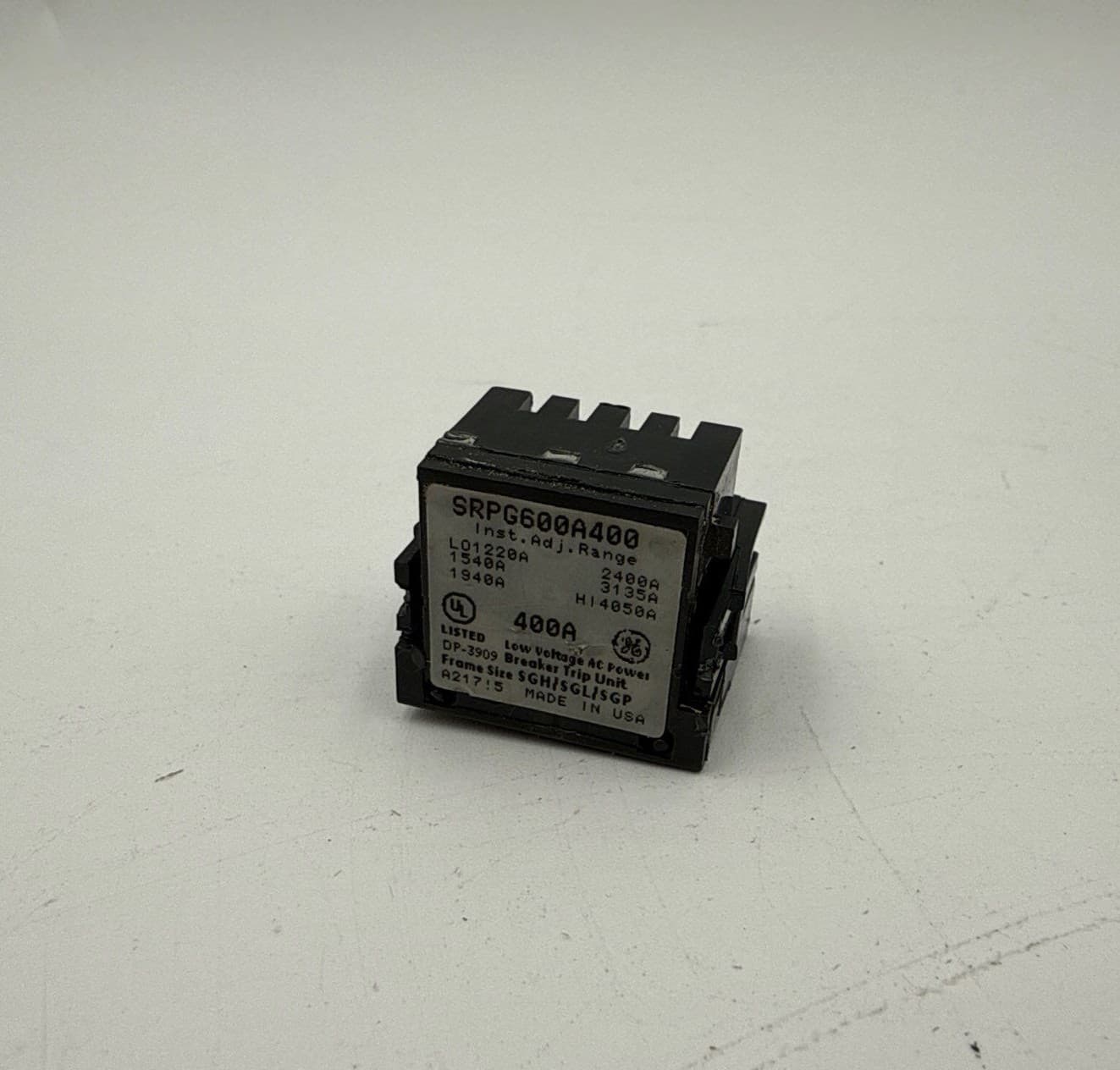 GE SRPG600A400 Rating Plug 400 Amp SRPG600 400A Frame SGDA SGHA SGLA SGPA – image 1