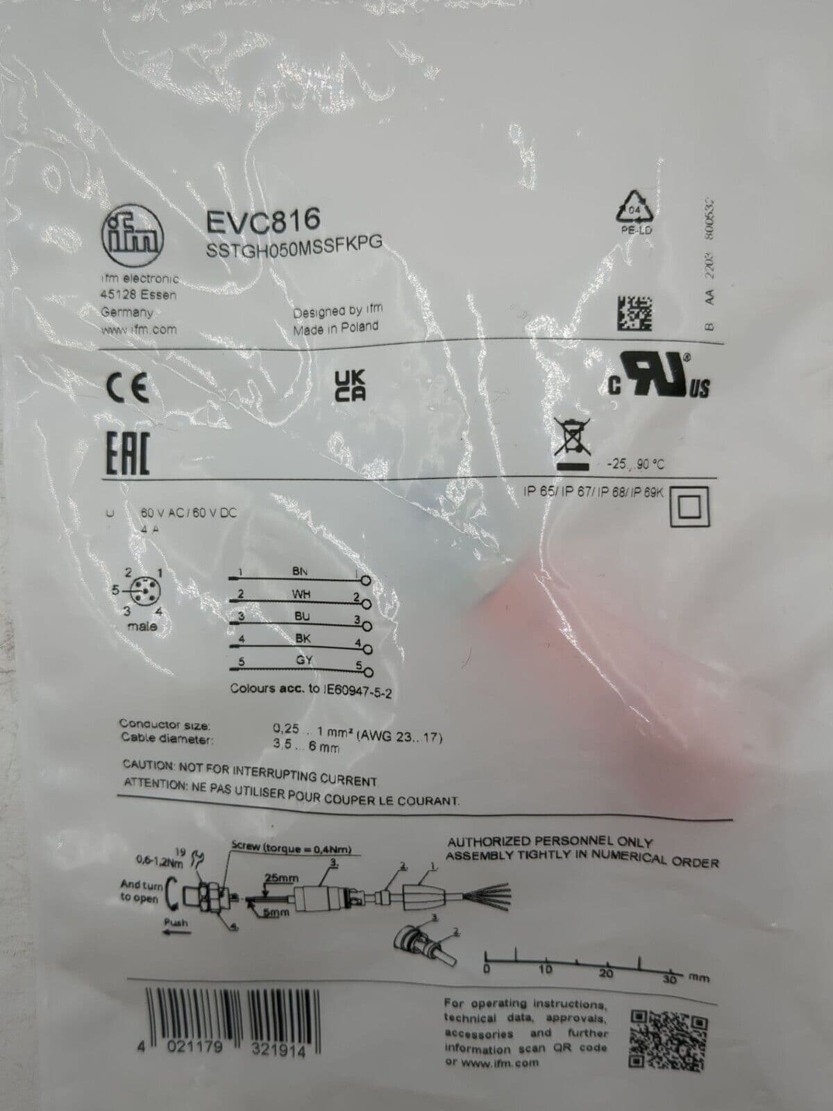 IFM SSTGH050MSSFKPG-EVC816 – image 1