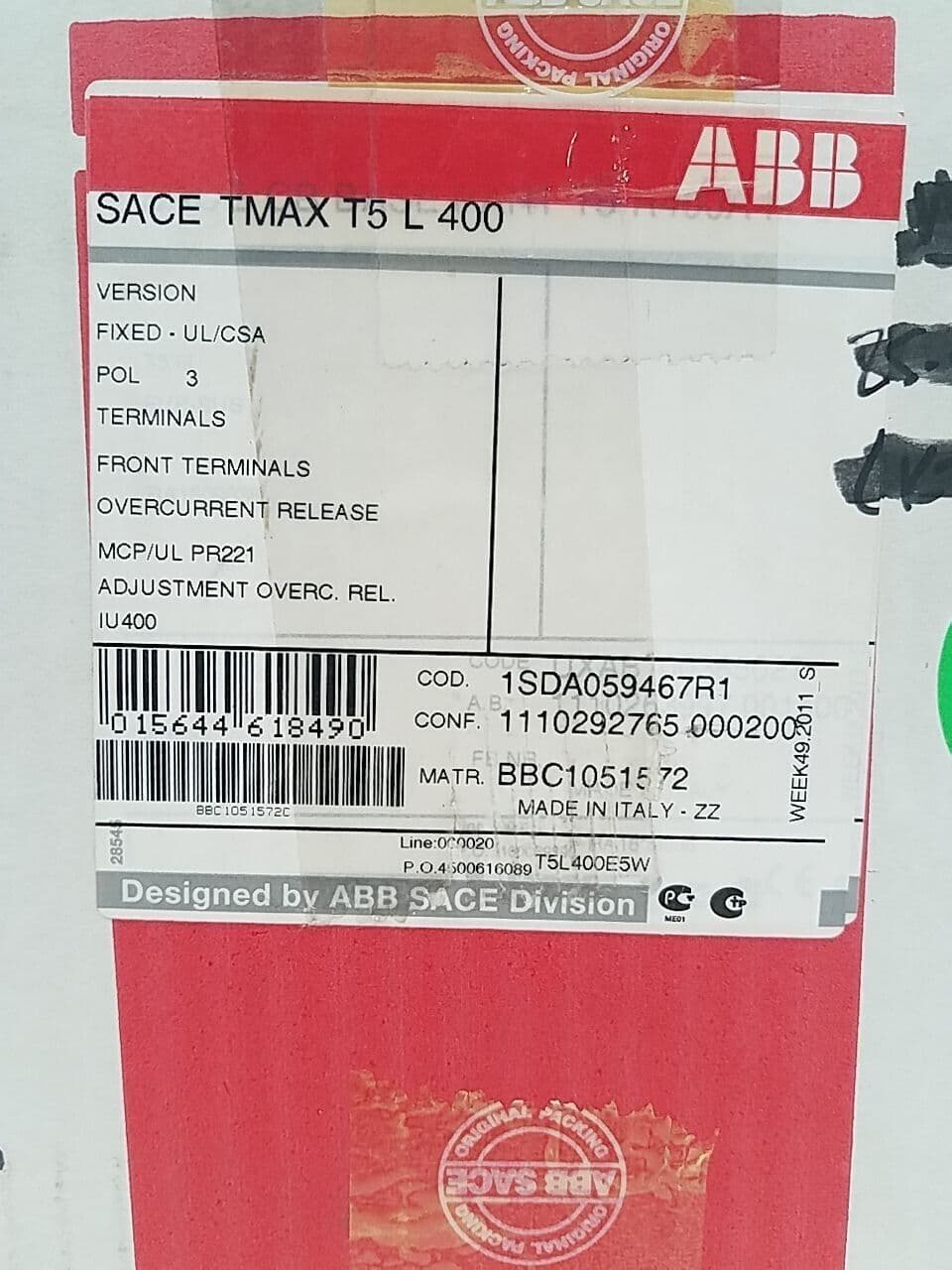 ABB T5L400E5W – image 1