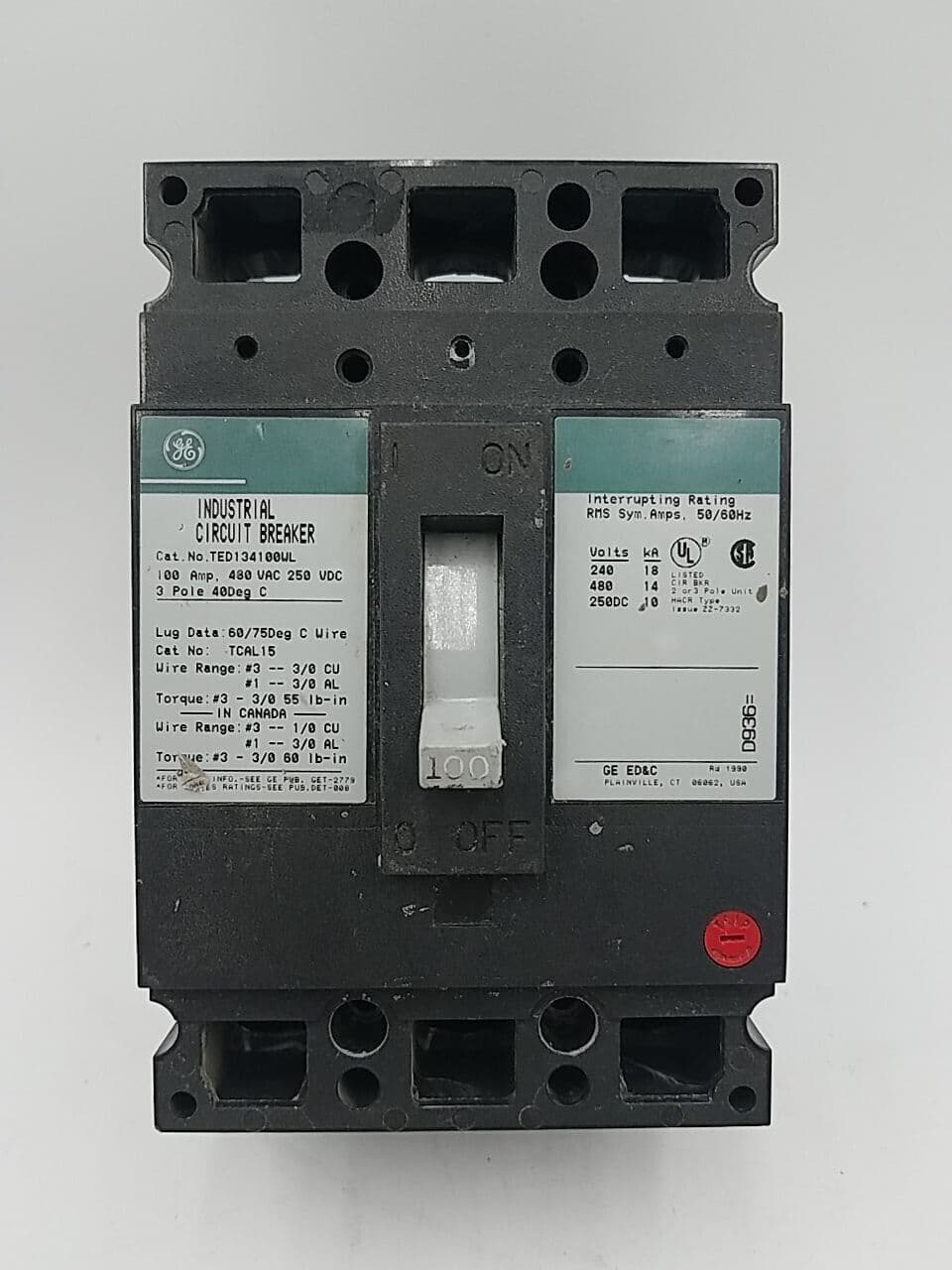 GE TED134100WL – image 1