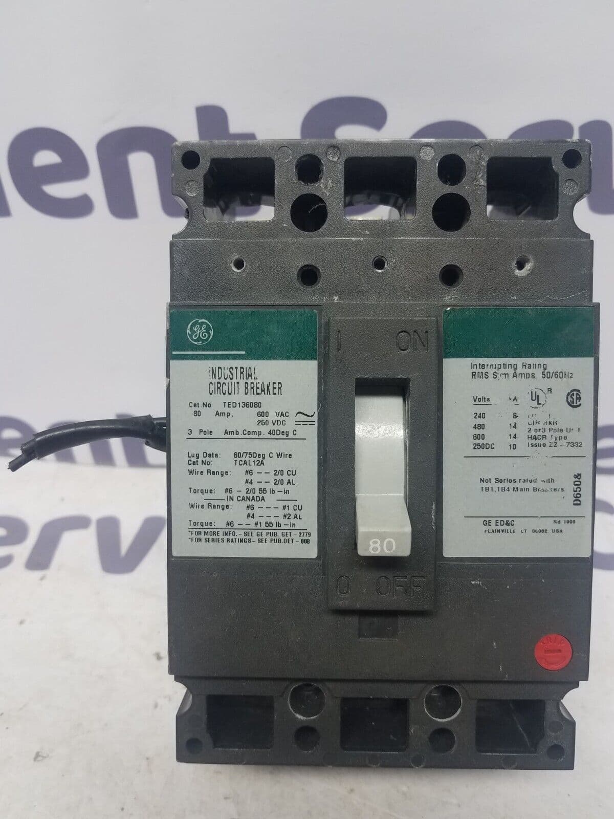 GE TED136080 – image 1