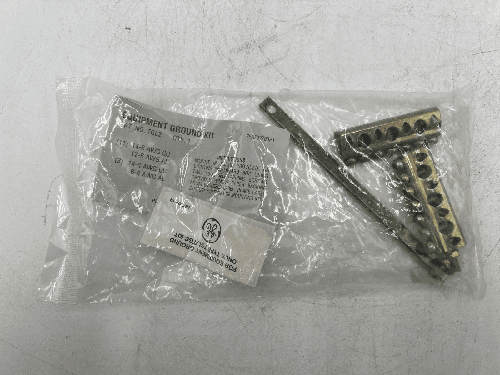 Ge TGL2 Ground Bar Kit Powermark Gold And Plus Load Centers 600A – image 1