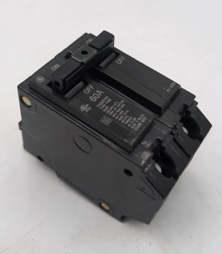 GE THQB2160 Circuit Breaker 60A 2P 120/240V THQB Bolt On 60 Amp 2 Pole NEW NOBOX – image 1