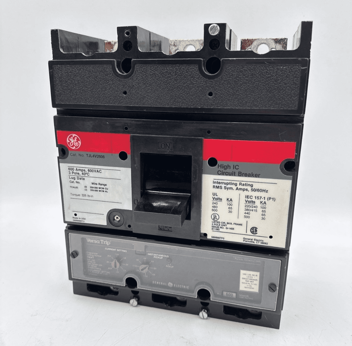 GE TJL4V2606 Circuit Breaker 600A 3P 600V – image 1