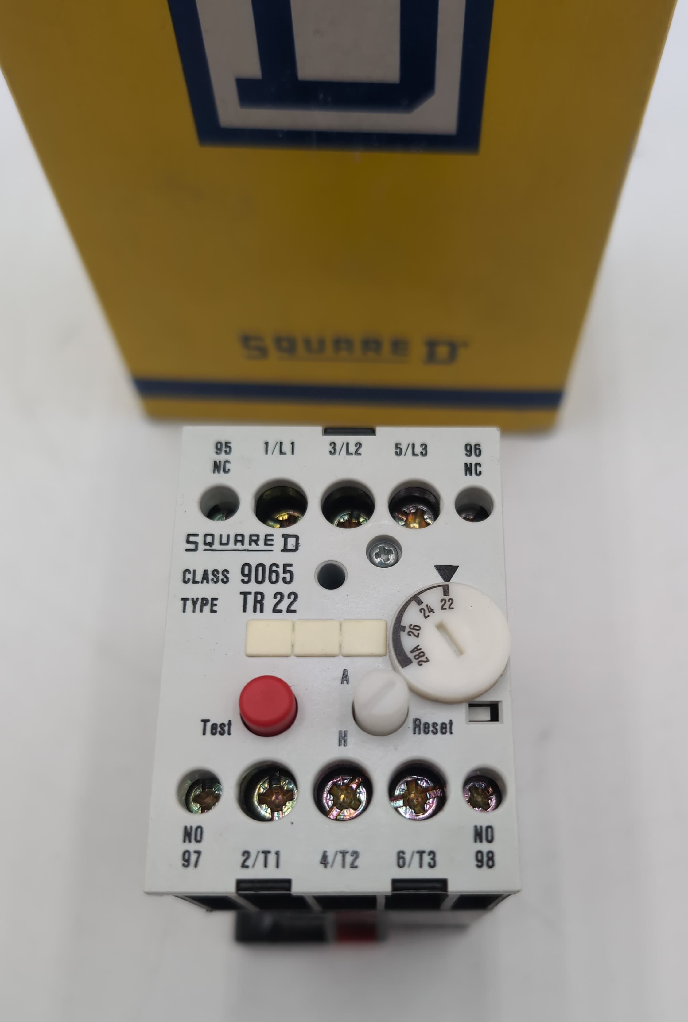 Square D Class 9065 Type TR22 Overload Relay 3-Pole 2-2.5A 600V