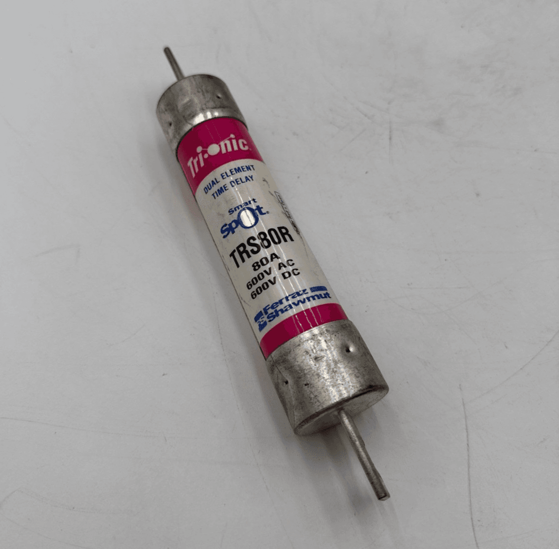 Ferraz Shawmut TRS80R Tri-Onic Fuse 80A 600V Time Delay Mersen 80 Amp Class RK5 – image 1