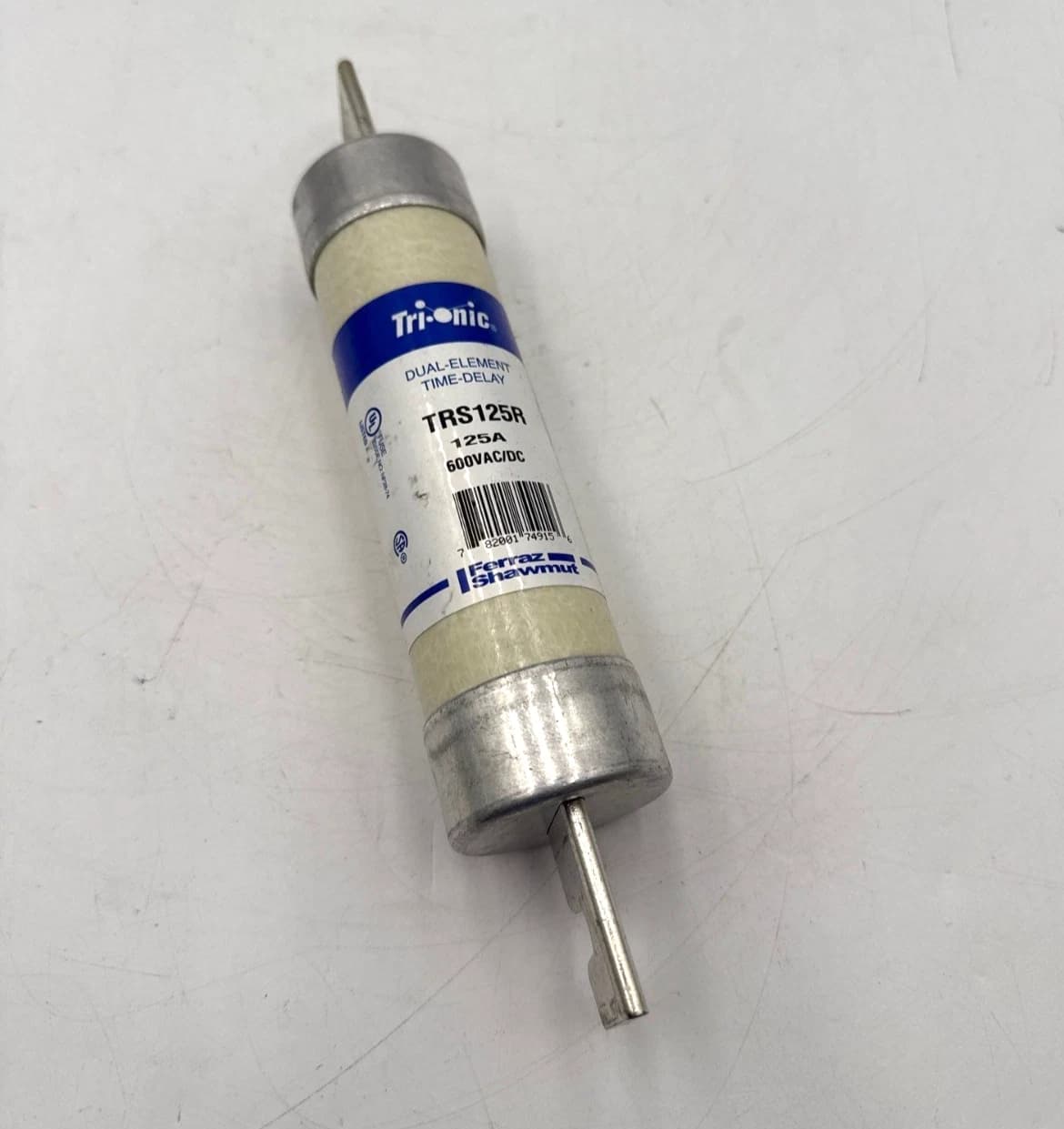 Ferraz Shawmut TRS125R Tri-Onic Time Delay Fuse 125A 600V Class RK5 125 Amp