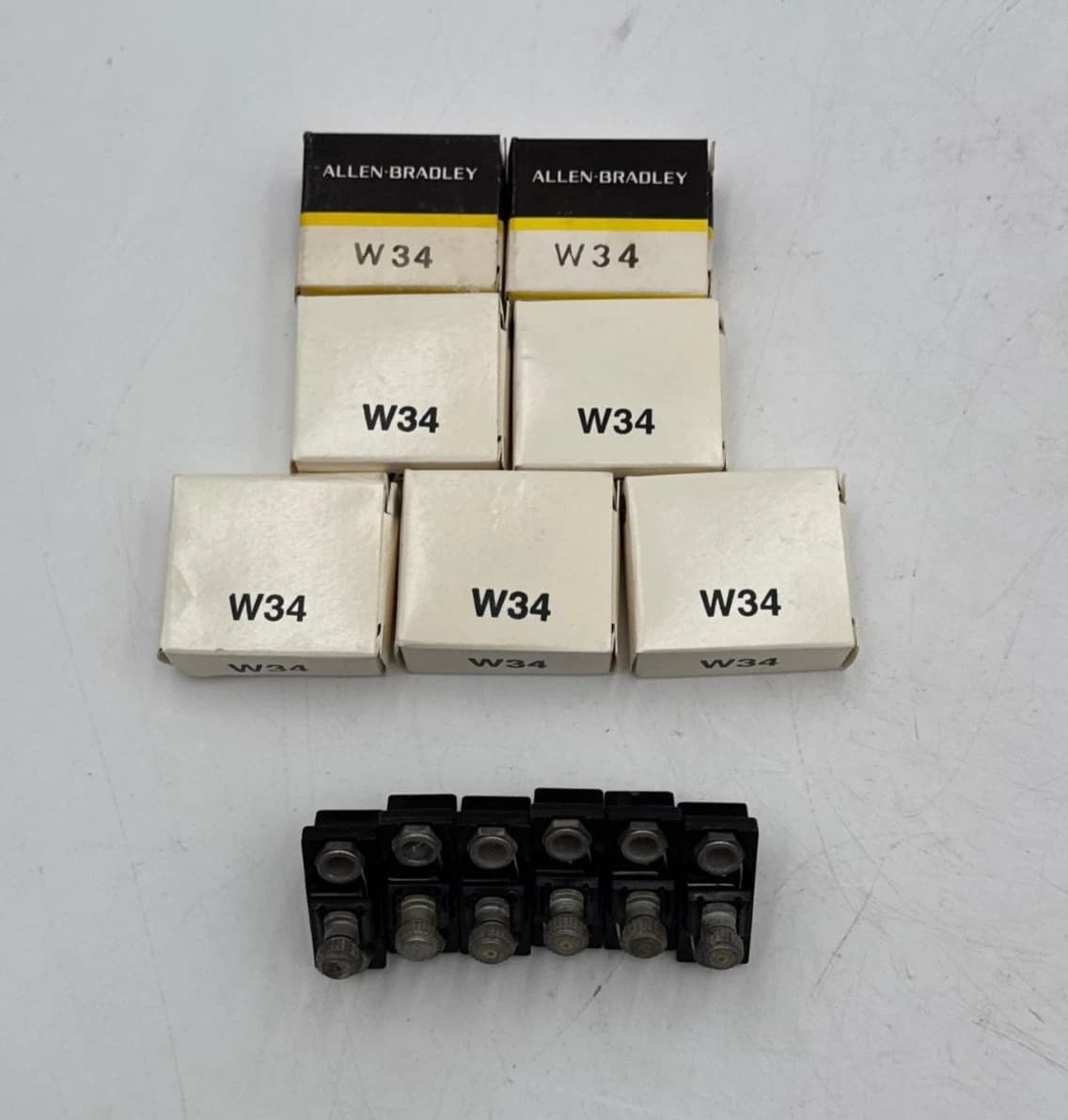 13PC Lot Allen Bradley W34 Thermal Overload Relay Heater W-34 1.80A Element Unit – image 1