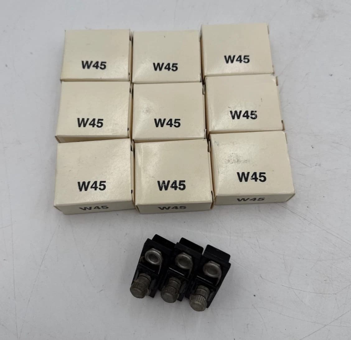 12PC Lot Allen Bradley W45 Thermal Overload Relay Heater 5.36A Element Unit W-45 – image 1