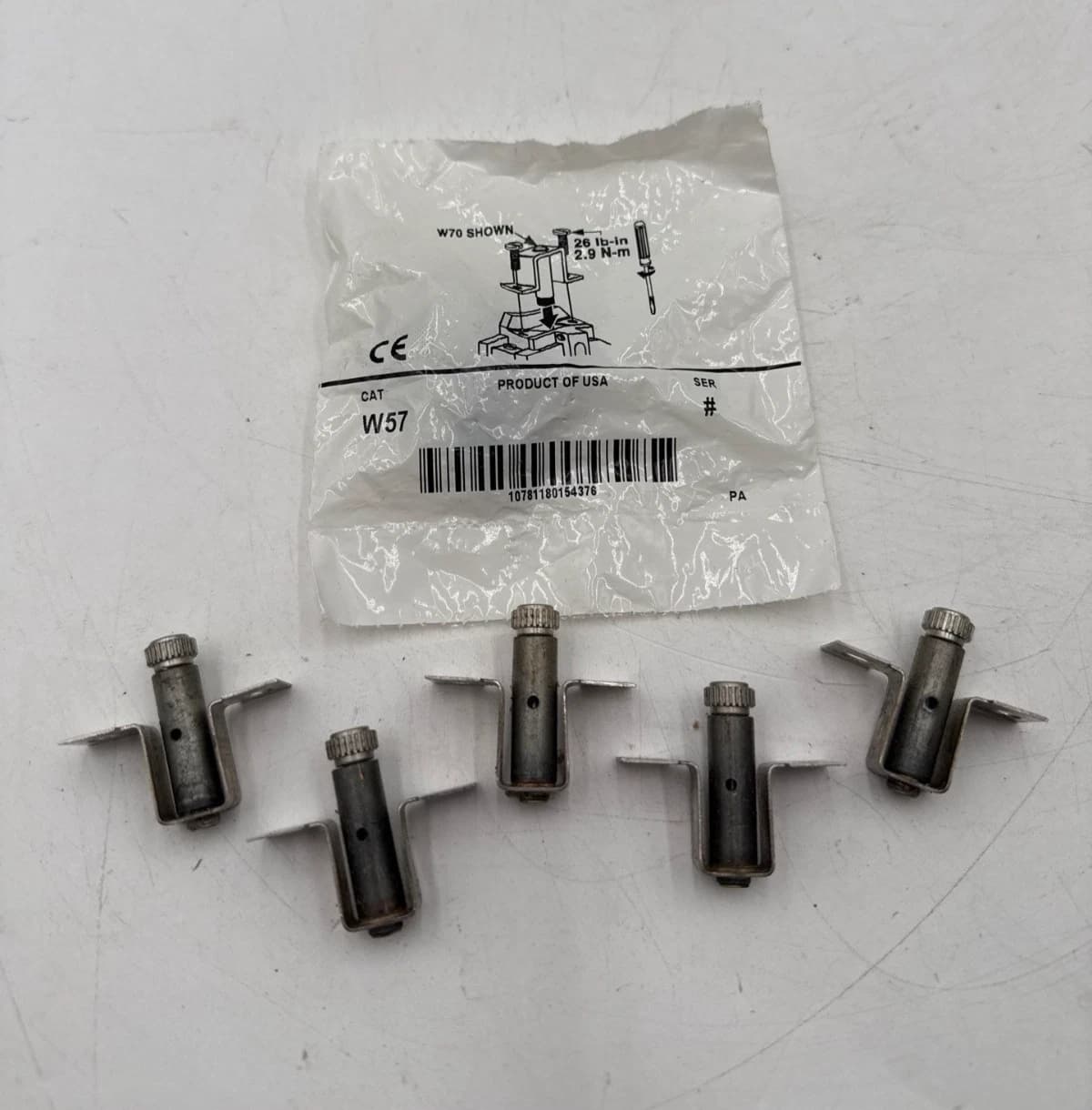 6PC Lot Allen Bradley W57 Thermal Overload Relay Heater 15.7A Element Unit W-57 – image 1