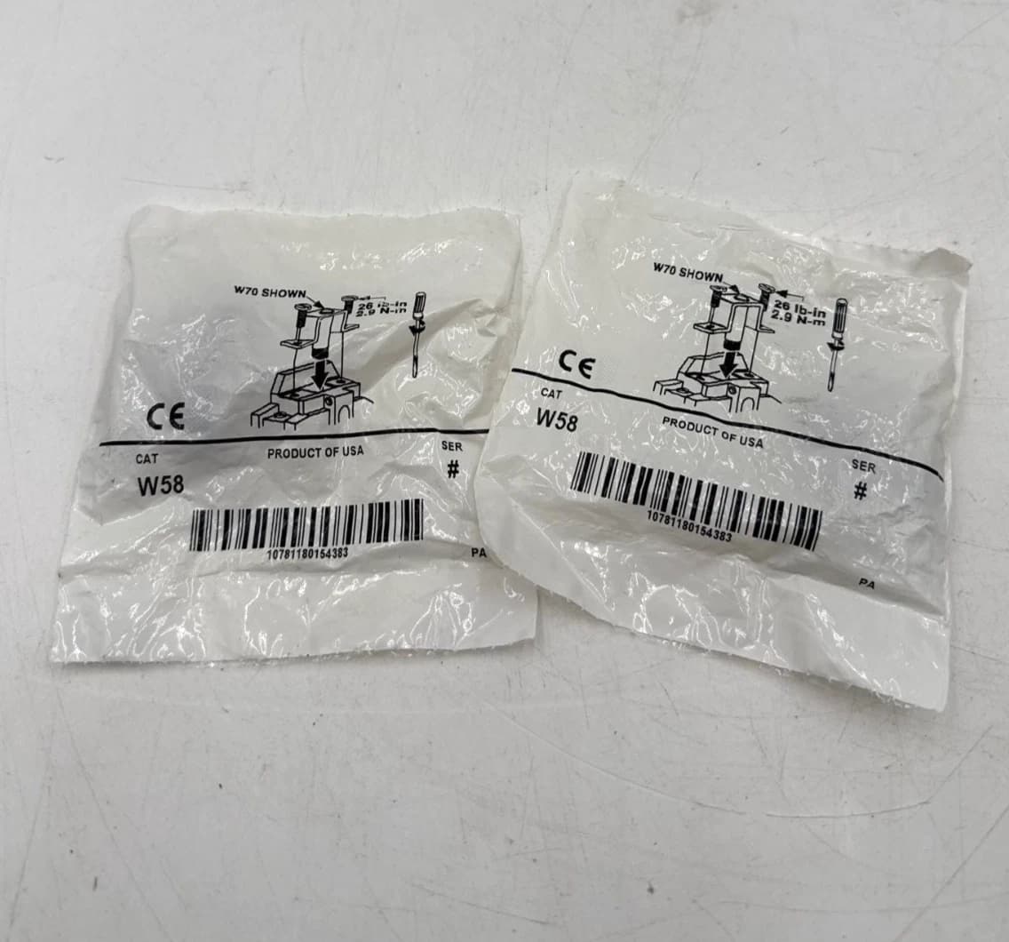 2PC Lot Allen Bradley W58 Thermal Overload Relay Heater 17.2A Element Unit W-58 – image 1