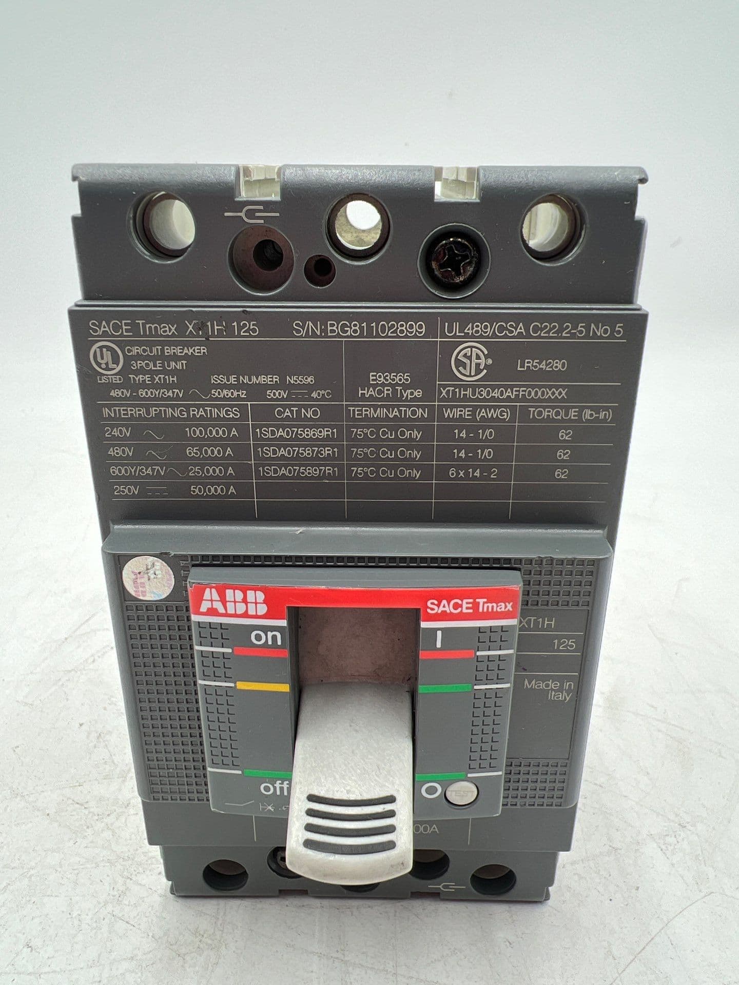 ABB XT1HU3040AFF000XXX – image 1