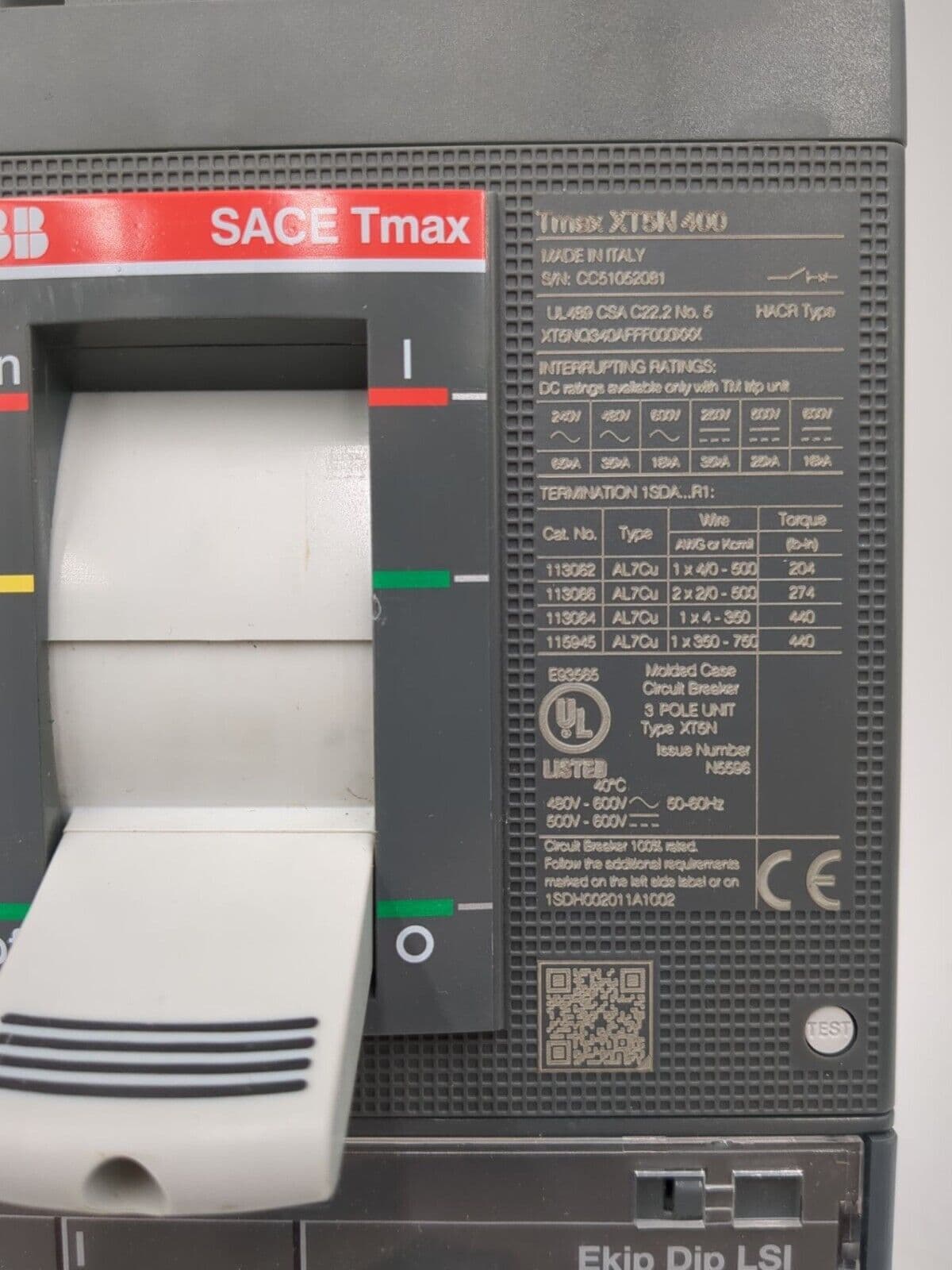 ABB XT5NQ340AFFF000XXX – image 1