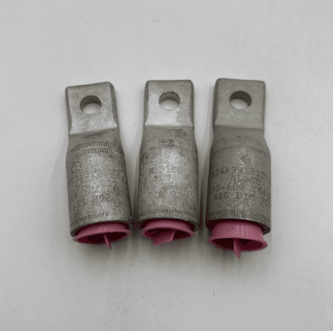 3PC Burndy YA36A9N131TD12E Compression Lug 1 Hole 250-600MCM
