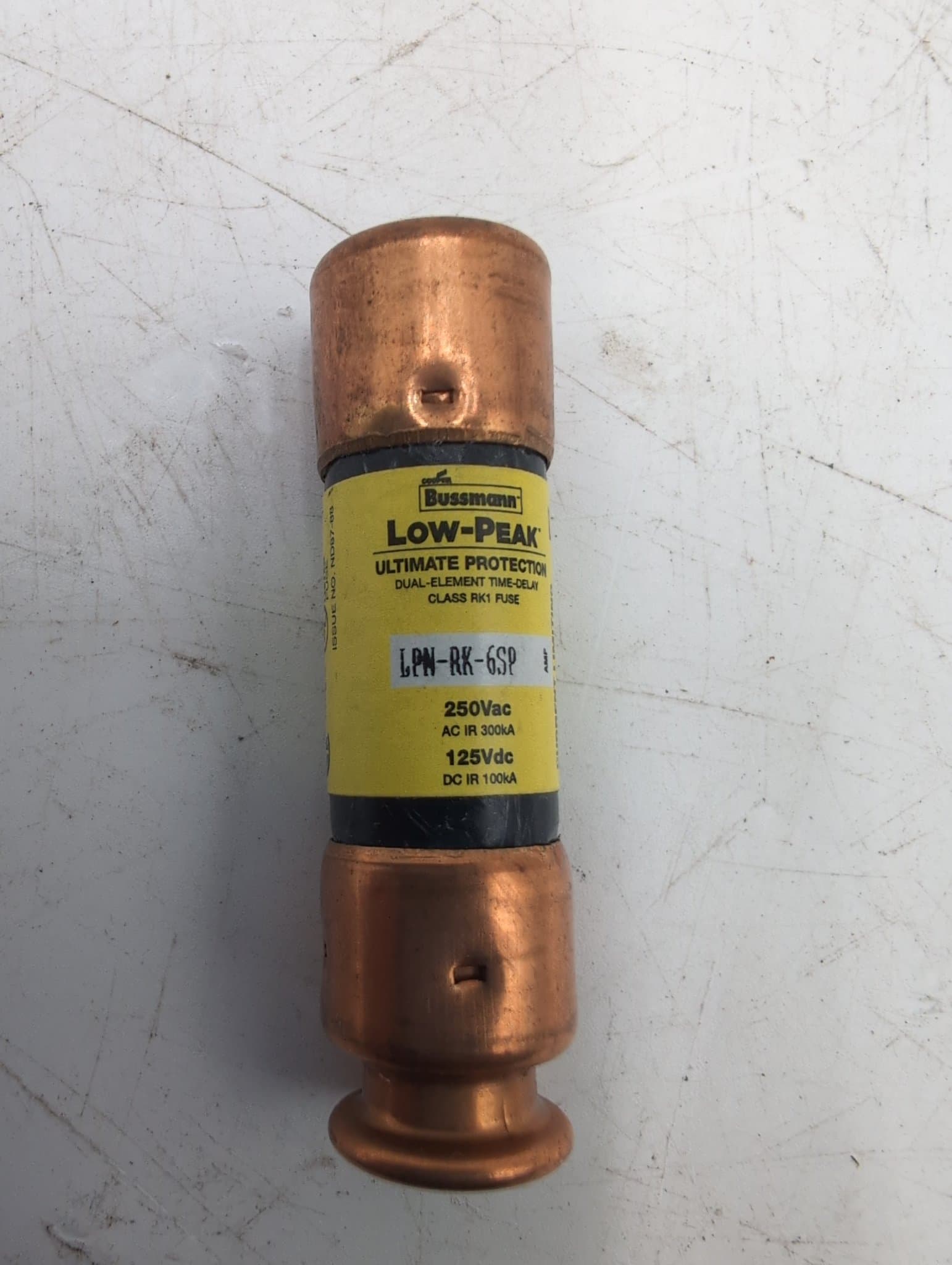 Bussman LPS-RK-6SP Fuse 6A 250V RK Type