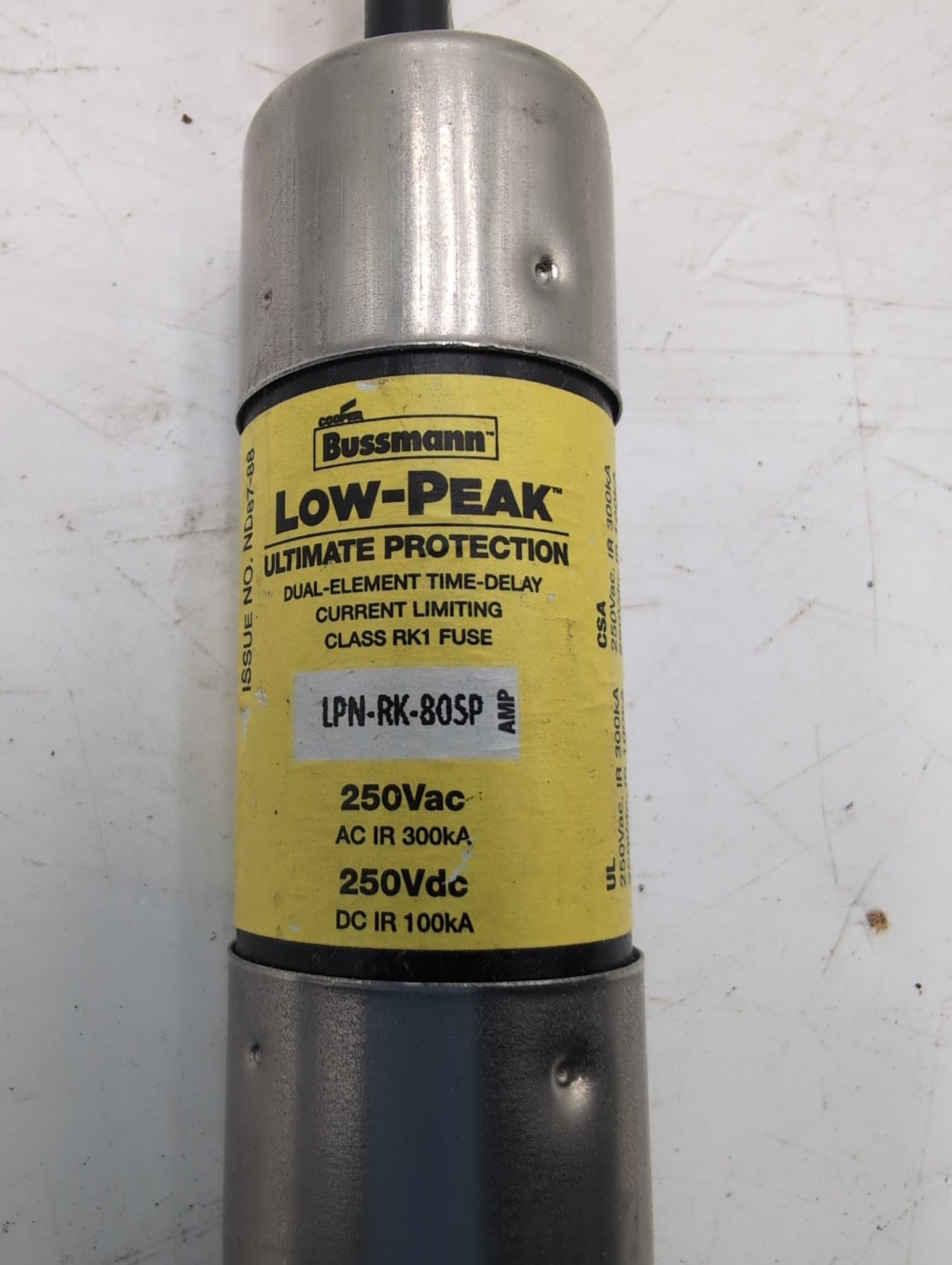 Bussmann LPN-RK-80SP Fuse 80A 250V