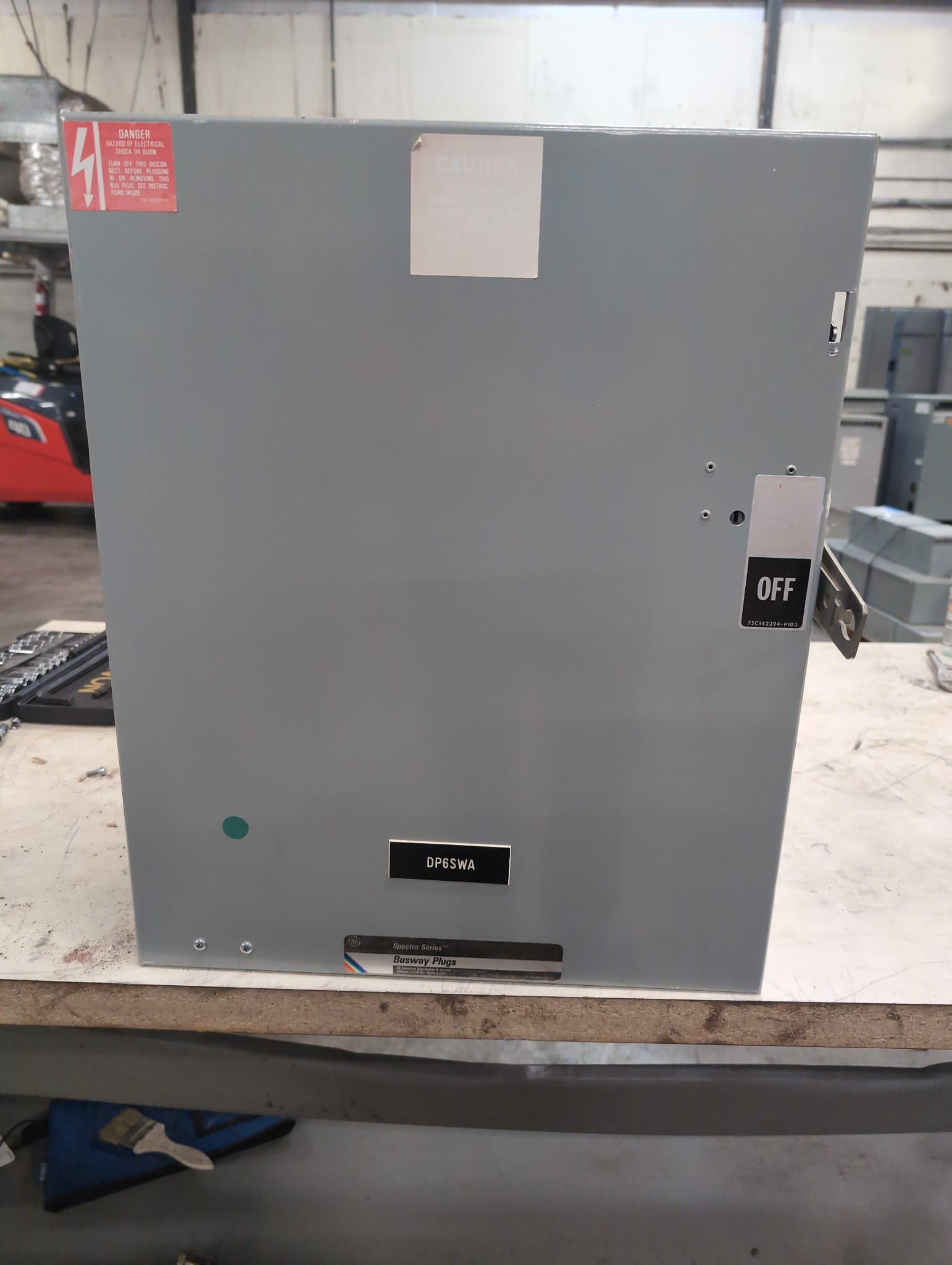 GE SB466RGJ Fused Bus Plug 600A 600V Indoor – image 1