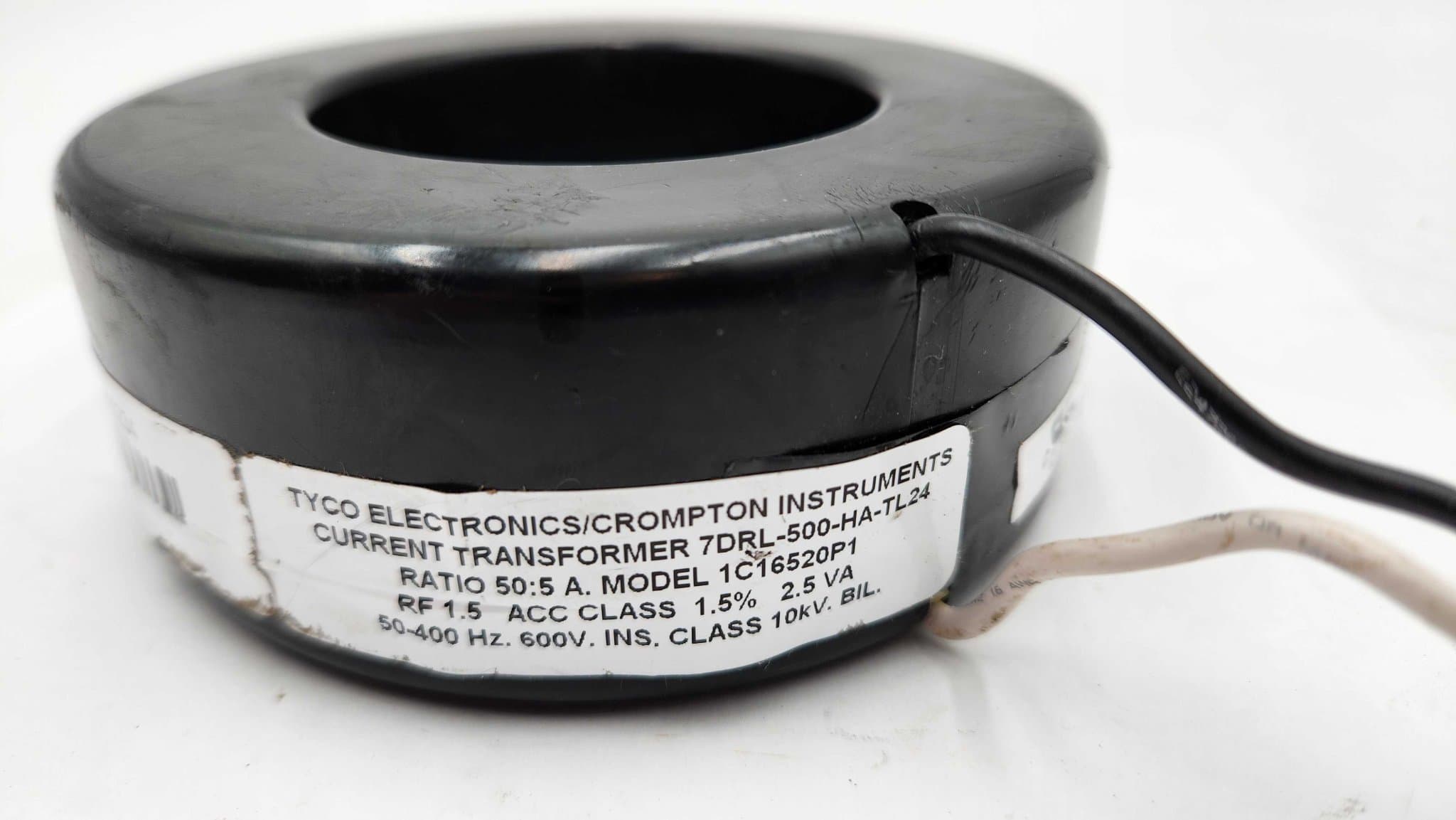 Tyco Electronics 7DRL-500-HA-TL24 Current Transformer 500A 24V – image 1