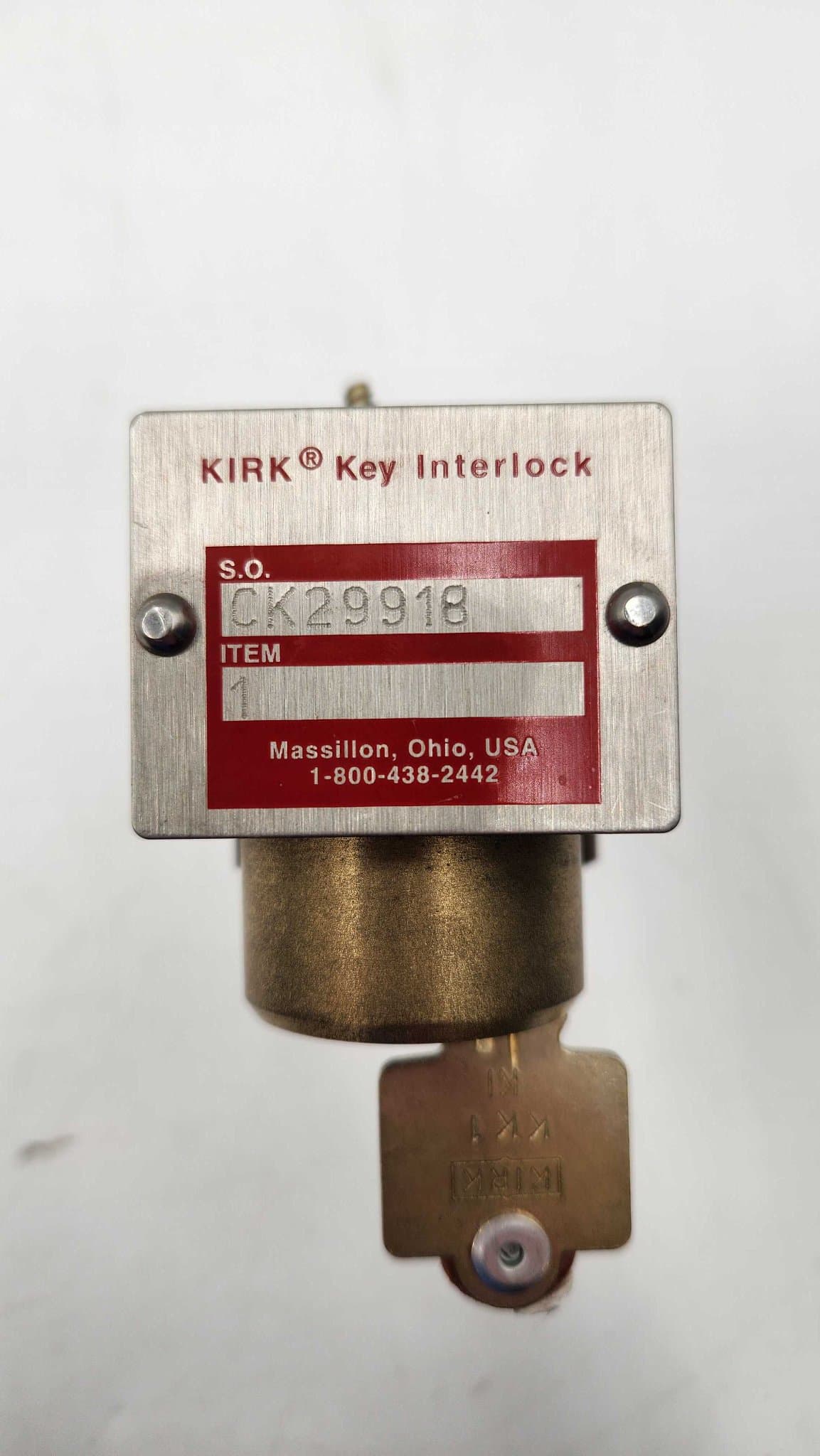 Kirk CK29918 Key Interlock Accessory – image 1