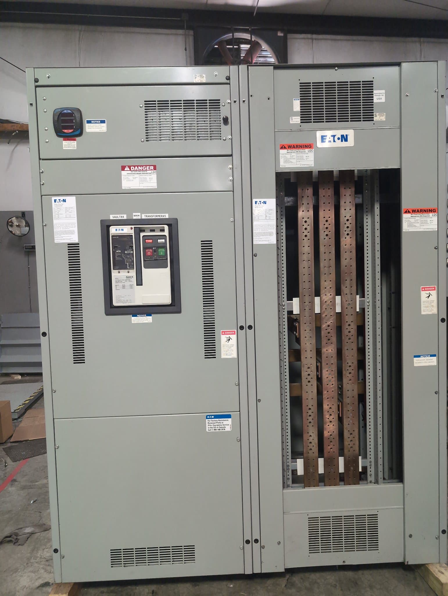 Eaton POW-R-LINE Switchboard 2000A 480V 3PH 4W NEMA 1 – image 1
